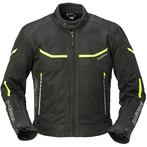 Cazadora de cordura de verano con protecciones homologadas.